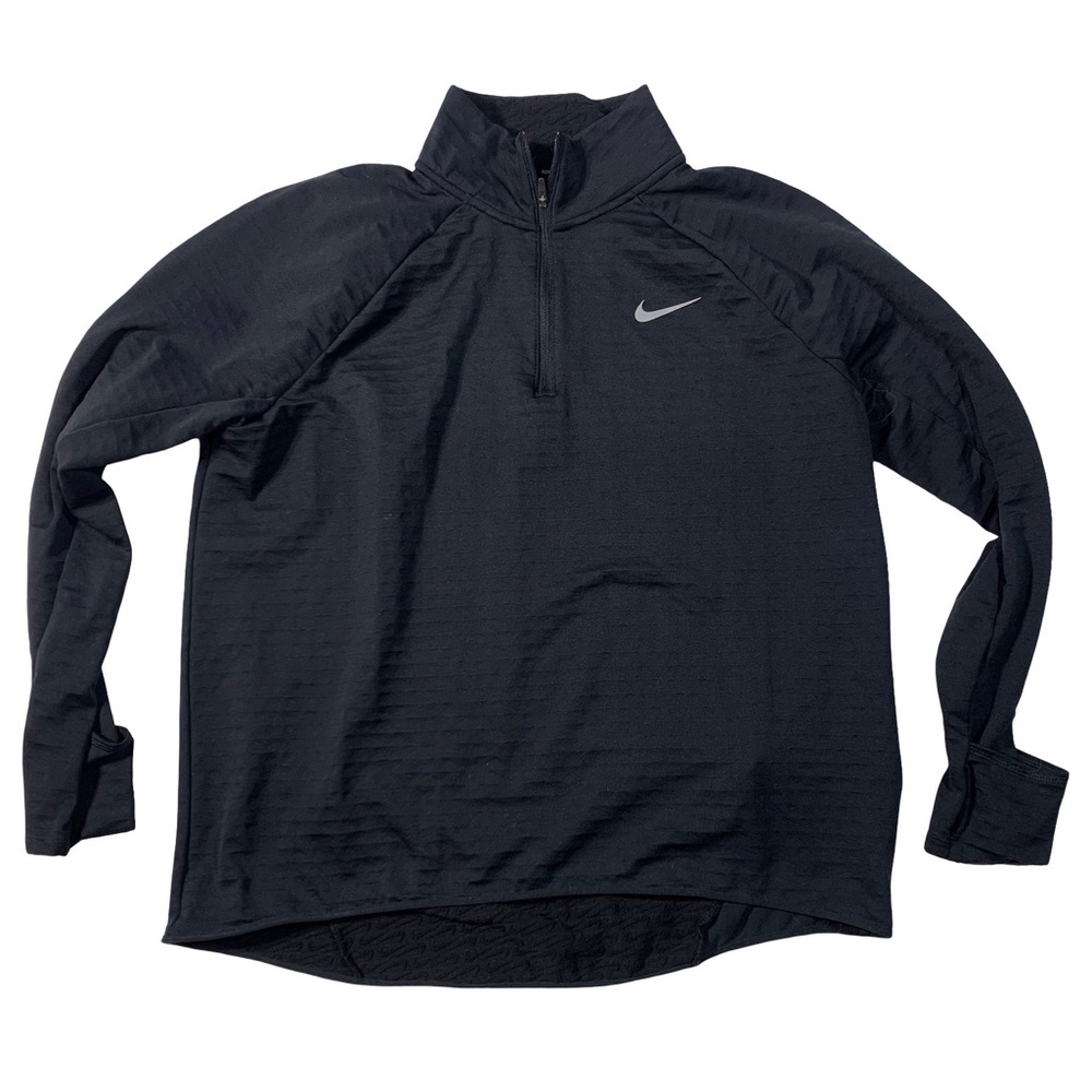 Nike Running Therma Fit Womens Black Track Sweater Size XL